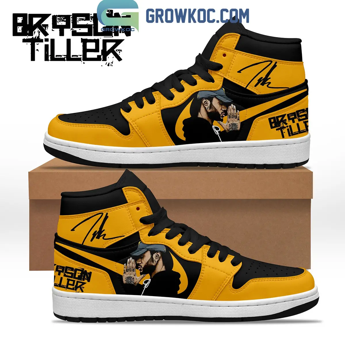 Bryson Tiller Right My Wrongs Love Air Jordan 1 Shoes
