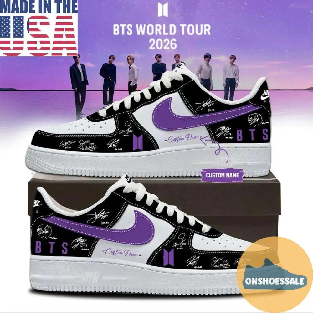 BTS Comeback & World Tour 2026 Signature Shoes, Gift For Fans - Best Gift Shoes