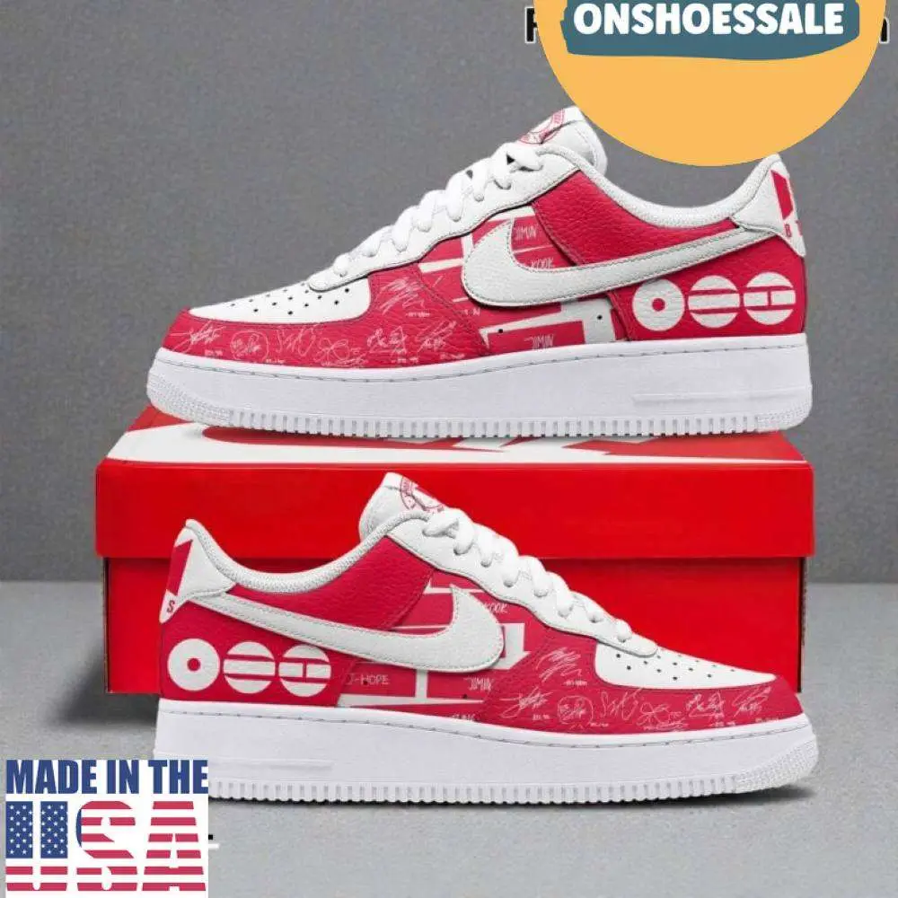 BTS Music Band Air Force 1 Shoes, Gift For Fans - Best Gift Shoes