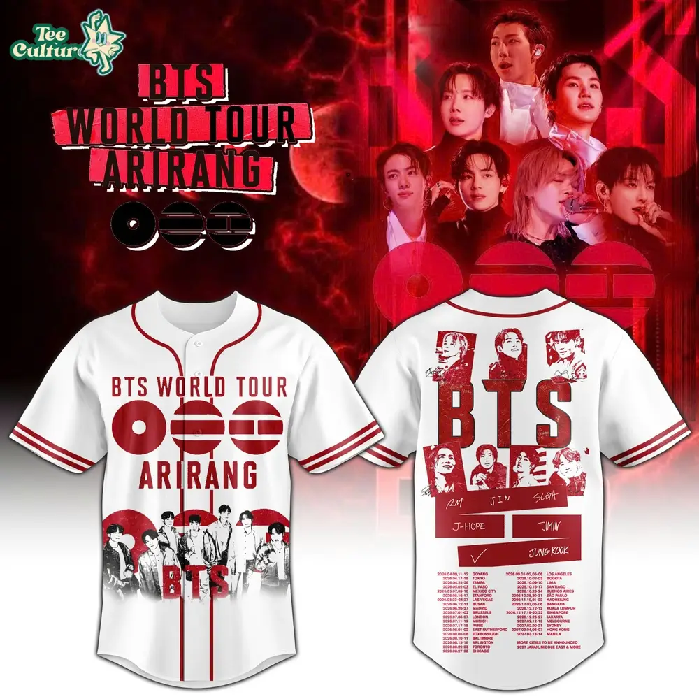 BTS World Tour Arirang 2026 Jersey
