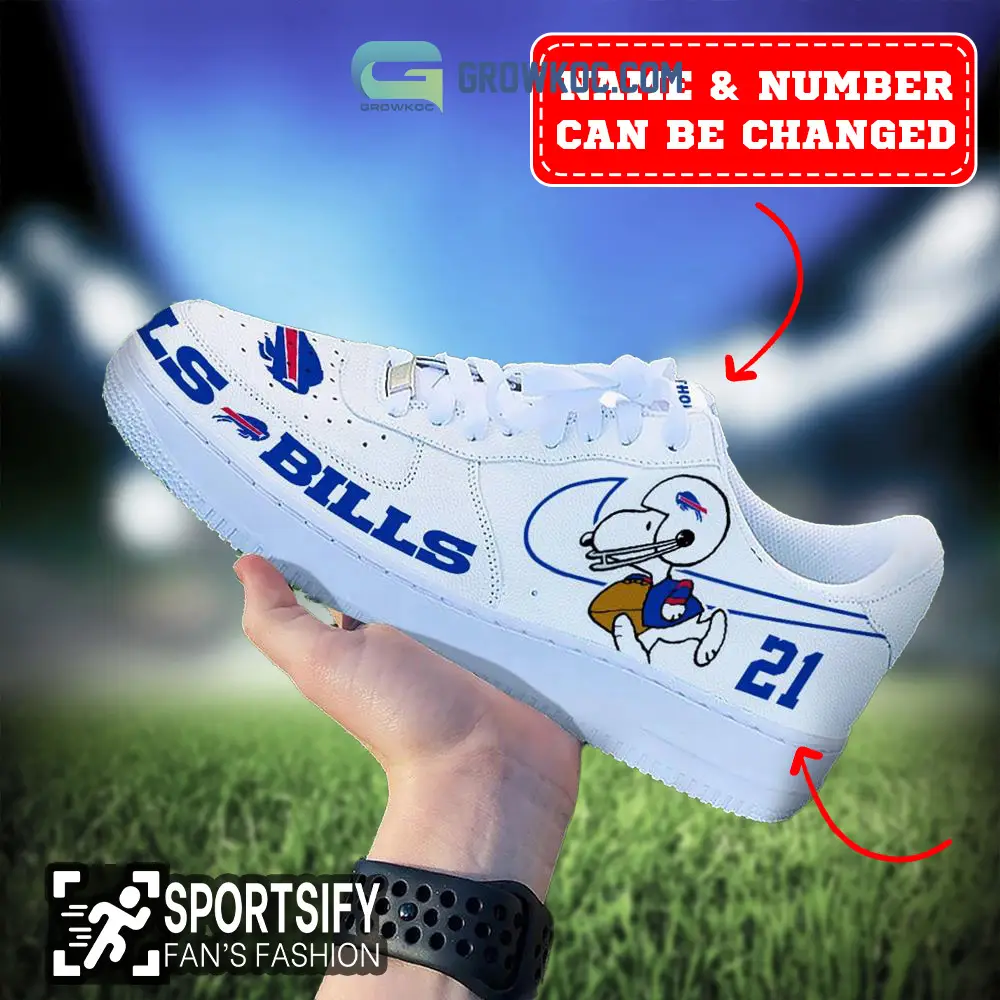 Buffalo Bills NFL Snoopy Personalized Air Force 1 Low Top Shoes