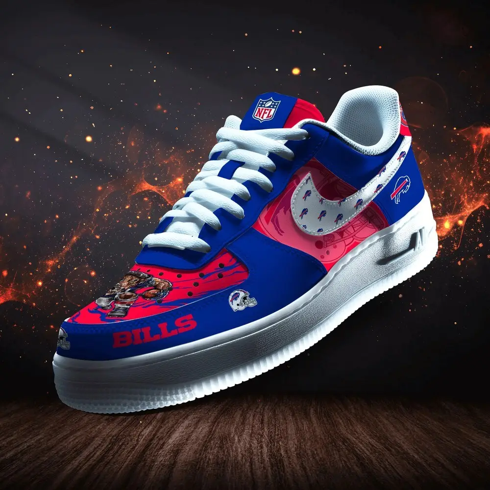 Buffalo Bills Personalized Version 7 AF1 Shoes