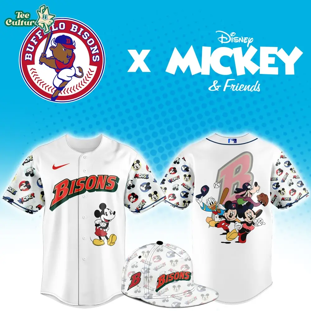 Buffalo Bisons x Mickey Mouse Night Limited Jersey