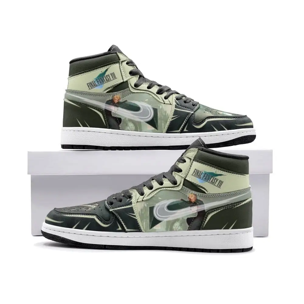 Buster Sword Final Fantasy Air Jordan 1 High Top Shoes