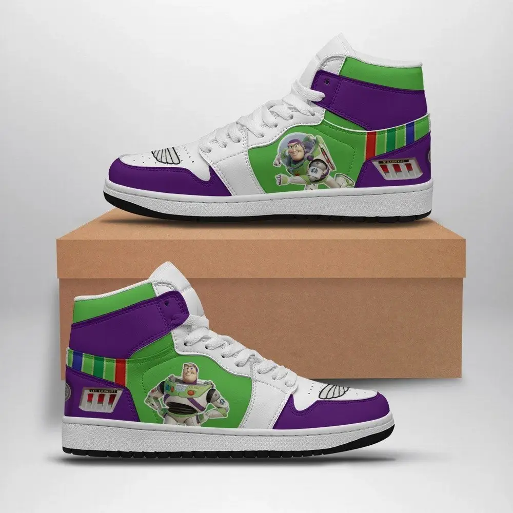 Buzz Lightyear Disney AJ1 High Top Shoes Buzz Lightyear Disney AJ1 High Top Shoes - Image 1