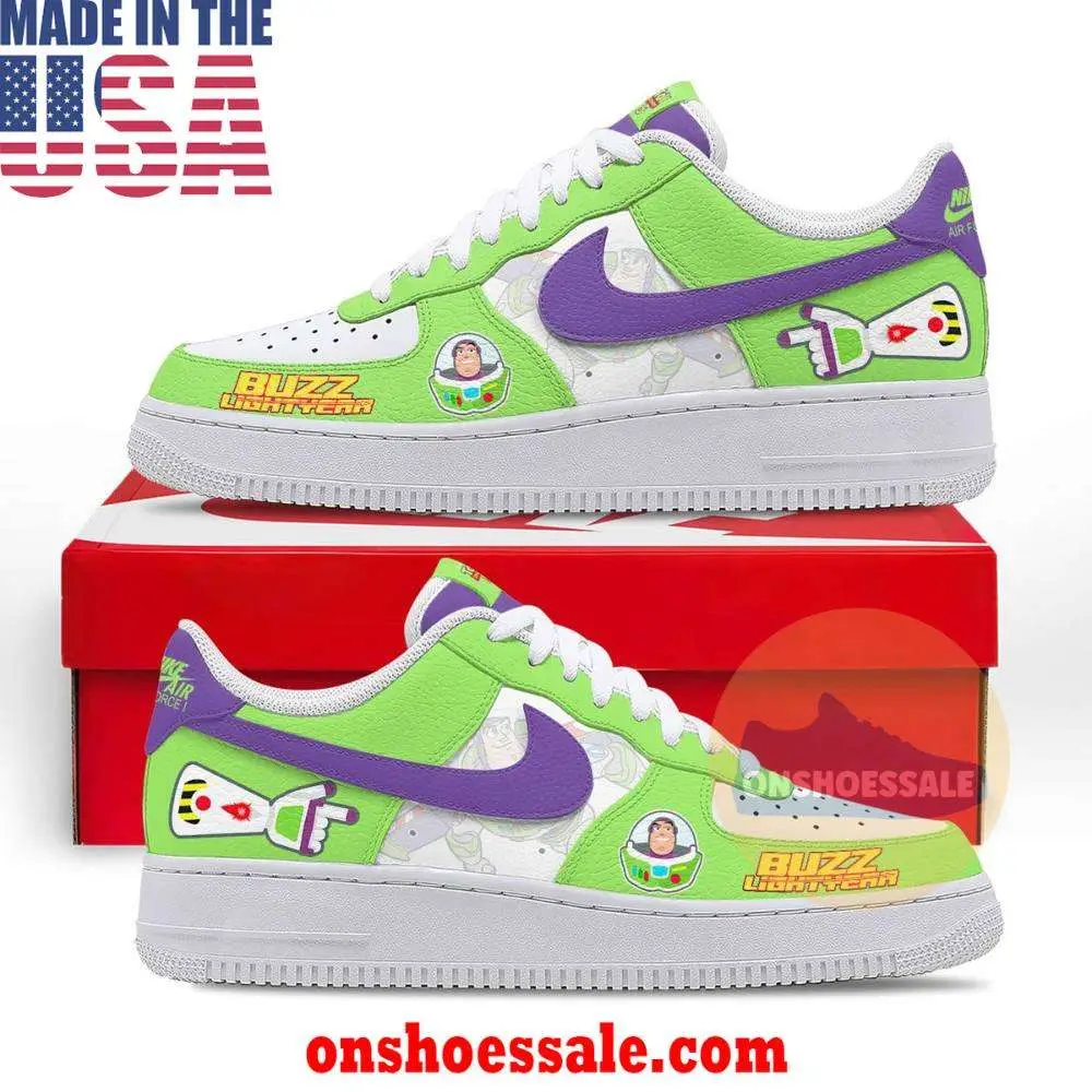 Buzz Lightyear Toy Story 5 Air Force 1 Shoes, Gift For Fans - Best Gift Shoes