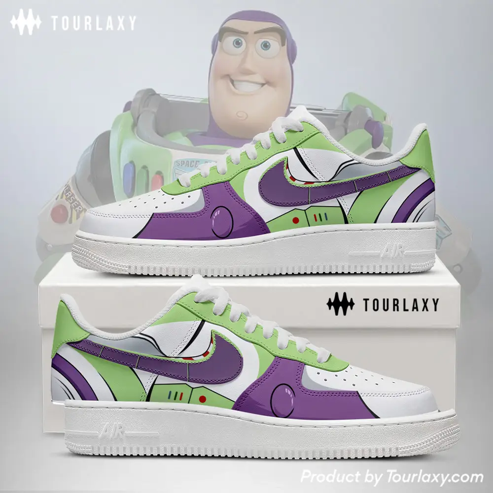 Buzz Toy Story 2 Air Force 1 Shoes Buzz Toy Story 2 Air Force 1 Shoes - Image 1