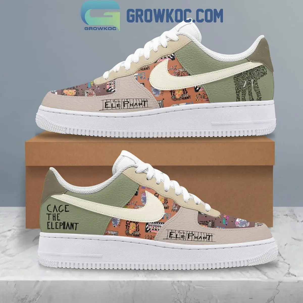 Cage The Elephant Back Against The Wall Air Force 1 Shoes