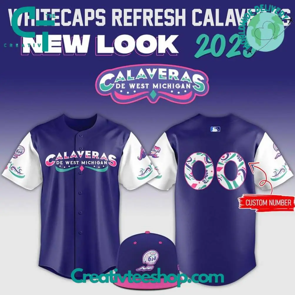 Calaveras De West Michigan Special New 2025 Custom Jersey