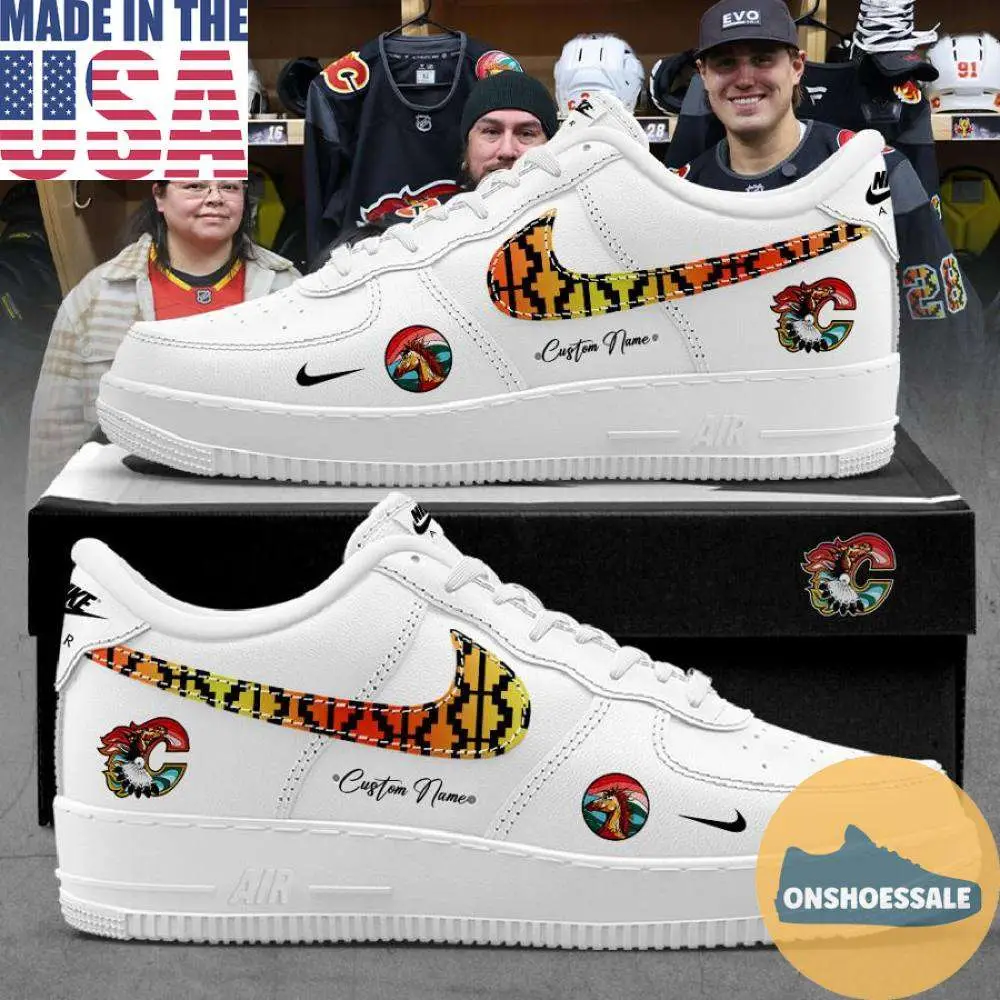 Calgary Flames Indigenous Celebration 2026 Air Force Shoes, Gift For Fans - Best Gift Shoes