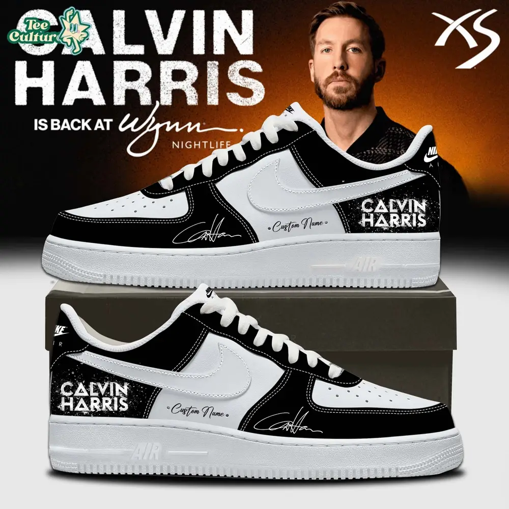 Calvin Harris “I’m Back” Limited Edition Black Sneakers