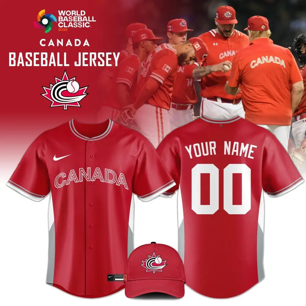 Canada Baseball 2026 World Baseball Classic Jersey Limited Edition Red (Jersey Only)