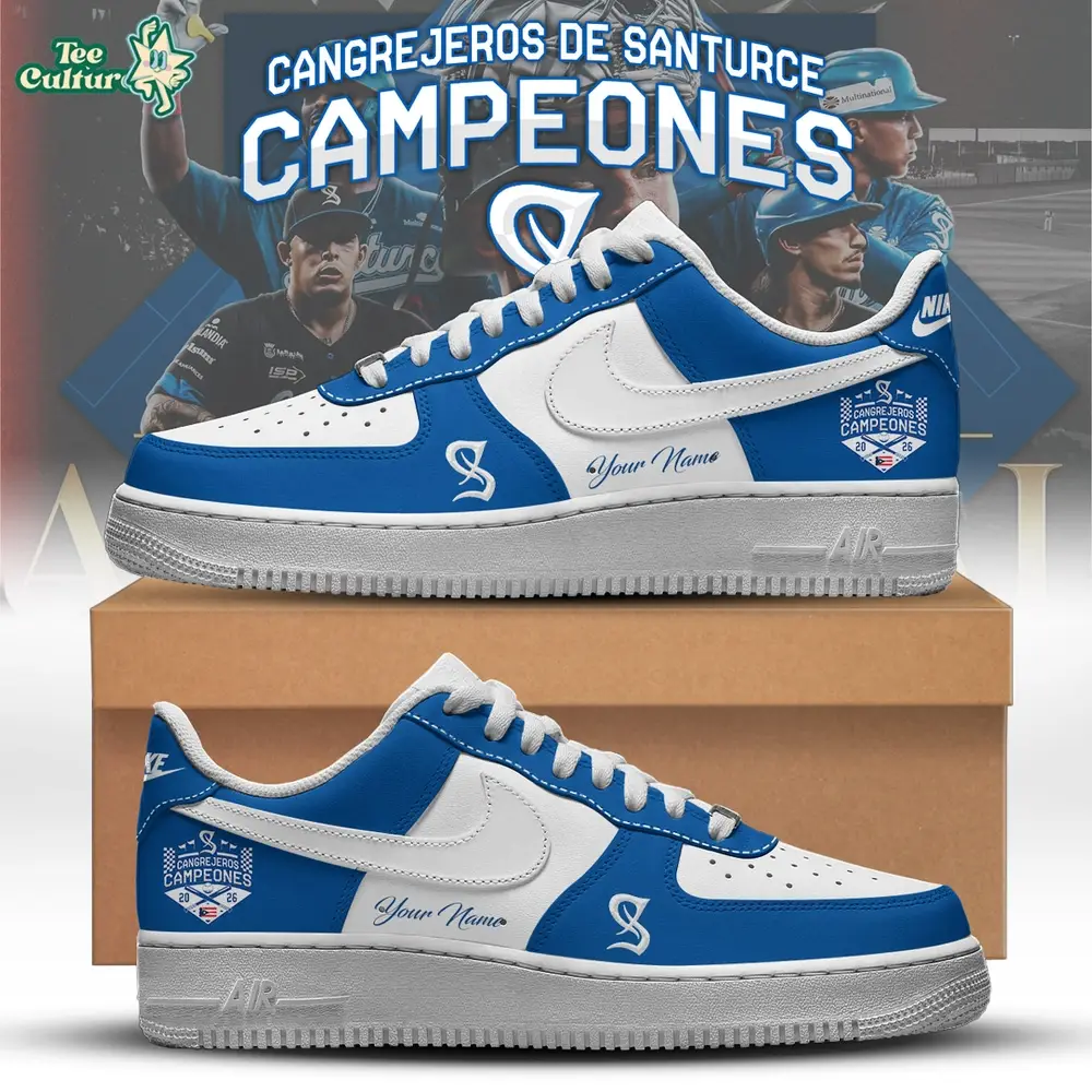 Cangrejeros Special “Campeón de la LBPRC” 2026 Limited Edition Air Force 1 Ver 2