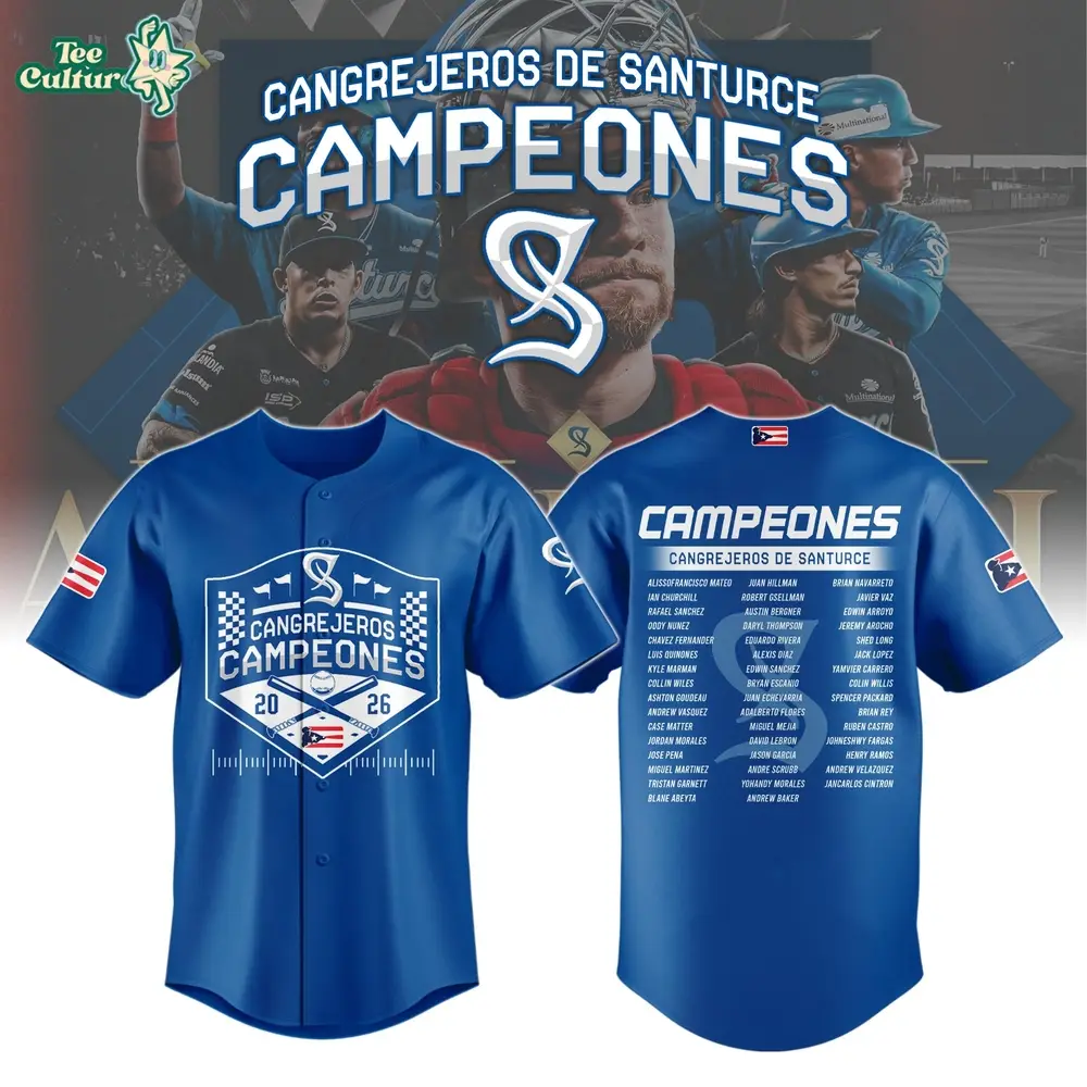 Cangrejeros Special “Campeón de la LBPRC” 2026 Limited Edition Jersey - Blue