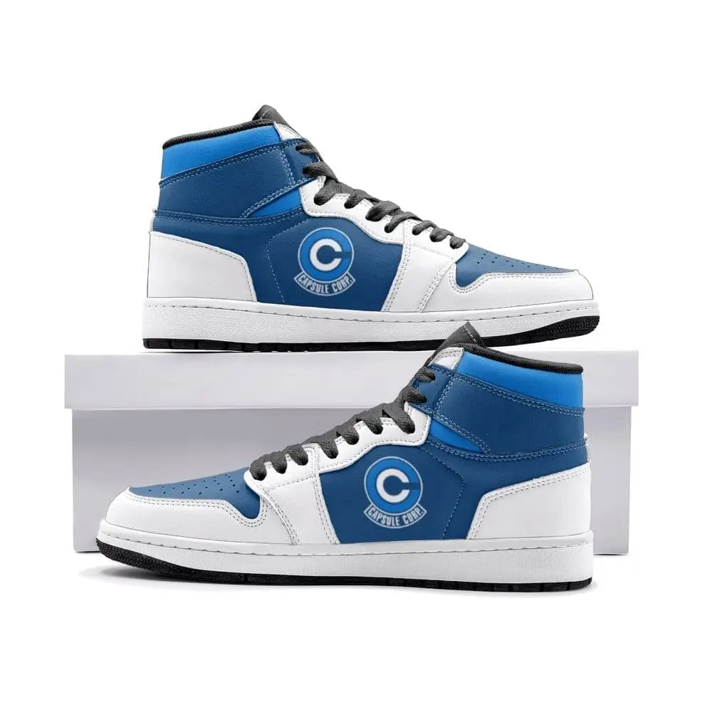Capsule Corp. Dragonball Z Air Jordan 1 High Top Shoes Capsule Corp. Dragonball Z Air Jordan 1 High Top Shoes - Image 1