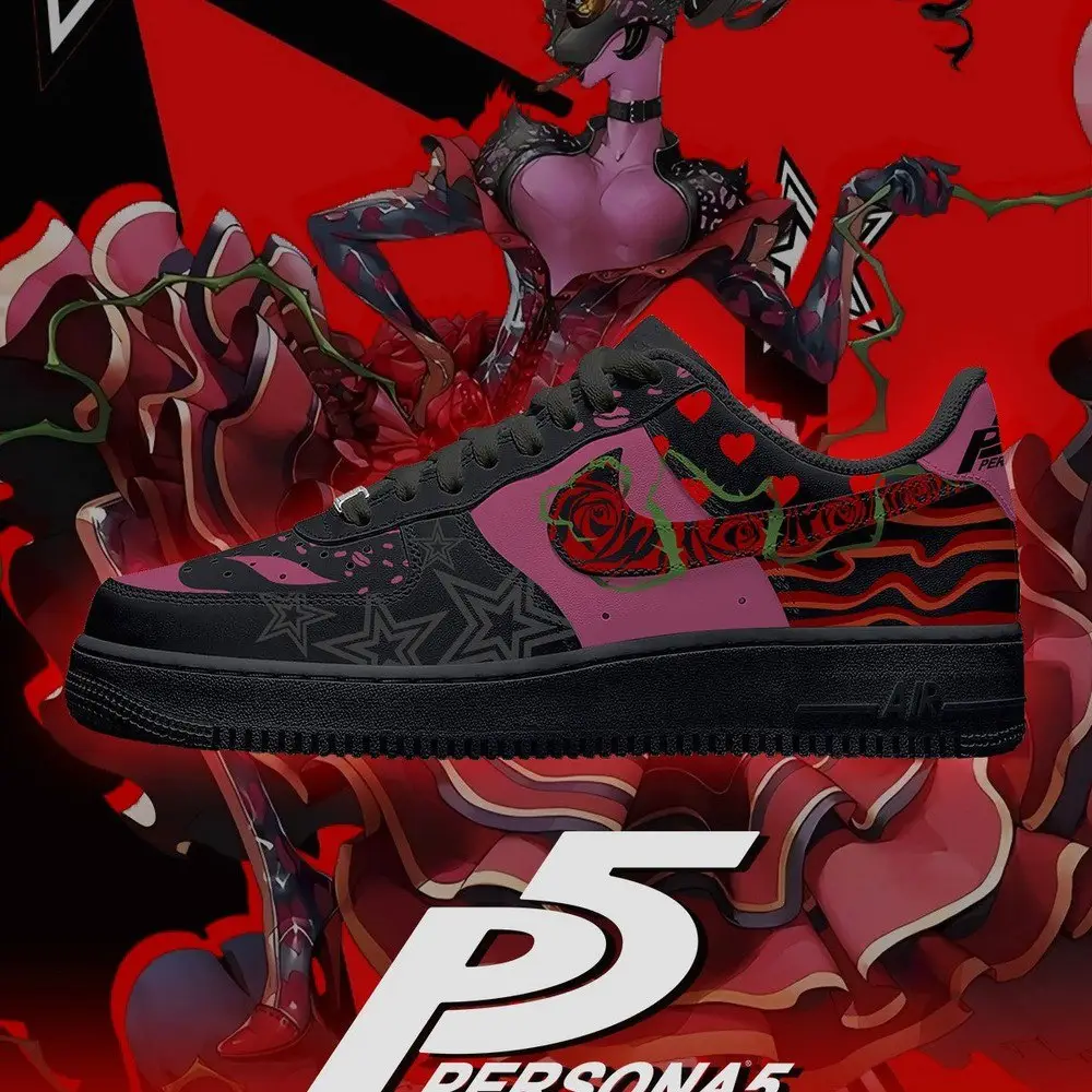 Carmen Persona 5 Low Top Shoes Carmen Persona 5 Low Top Shoes - Image 1