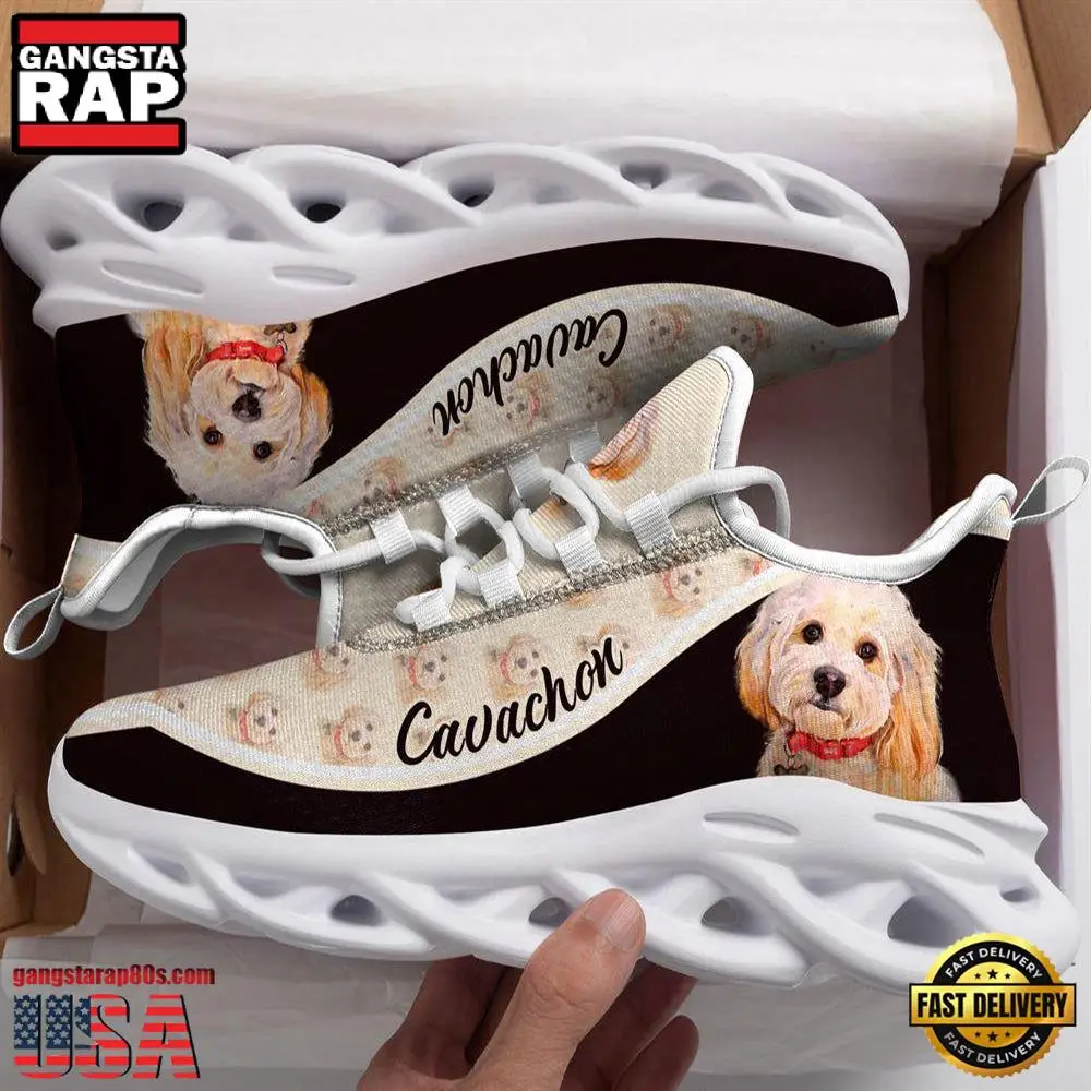 Cavachon Dogs Lover Max Soul Shoes M1, Running Sneakers