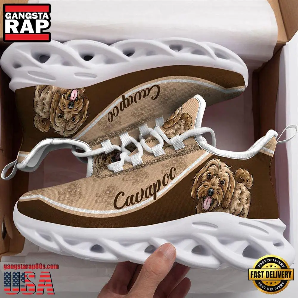 Cavapoo Dogs Lover Max Soul Shoes, Running Sneakers