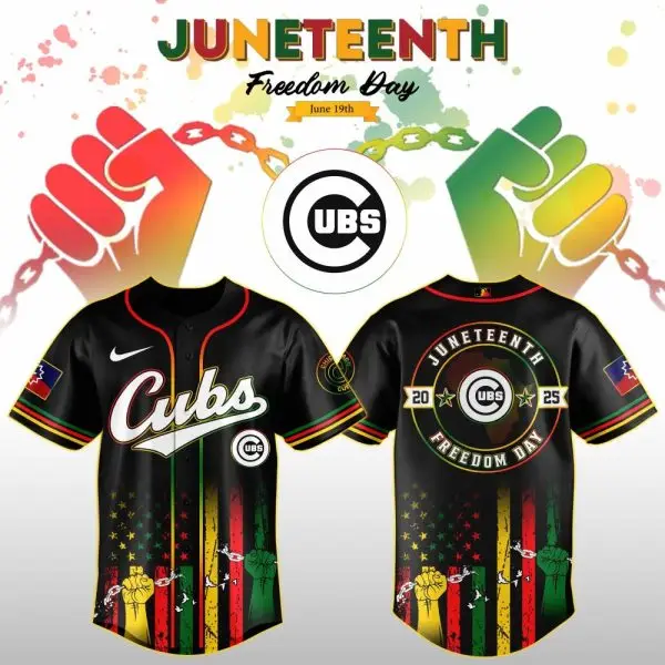 Celebrate Freedom: Limited Edition Cubs Juneteenth Baseball Jersey - Iconic Style & Pride