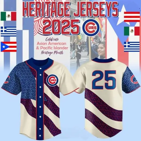 Celebrate Heritage: 2025 Cubs Jersey - Limited Edition For Asian American & Pacific Islander Month