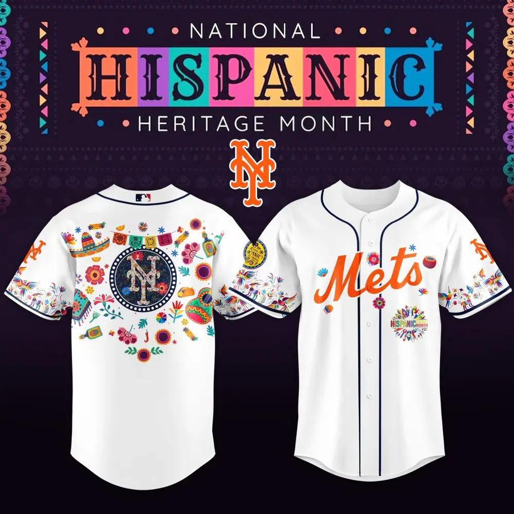 Celebrate Hispanic Heritage: Limited Edition Mets Jersey With Vibrant Cultural Designs – Perfect Gift For Fans!