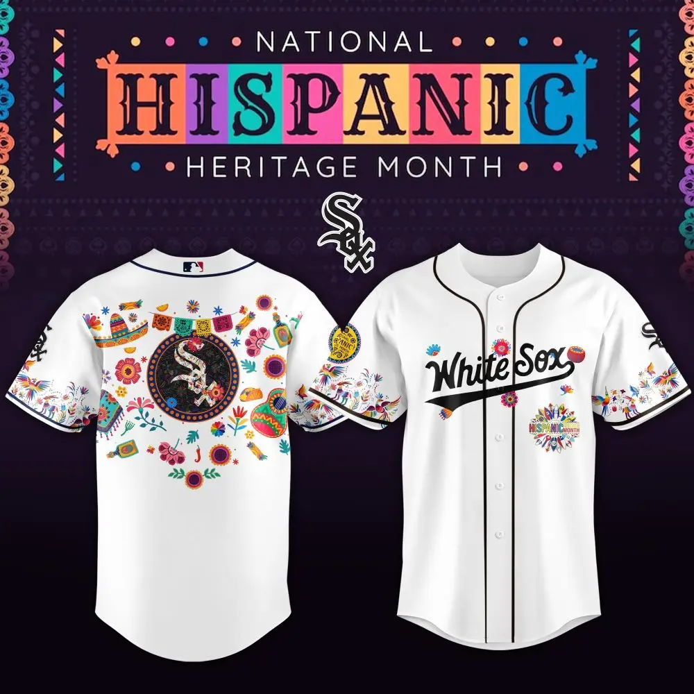 Celebrate Hispanic Heritage: Limited Edition White Sox Jersey – Vibrant & Unique Design!