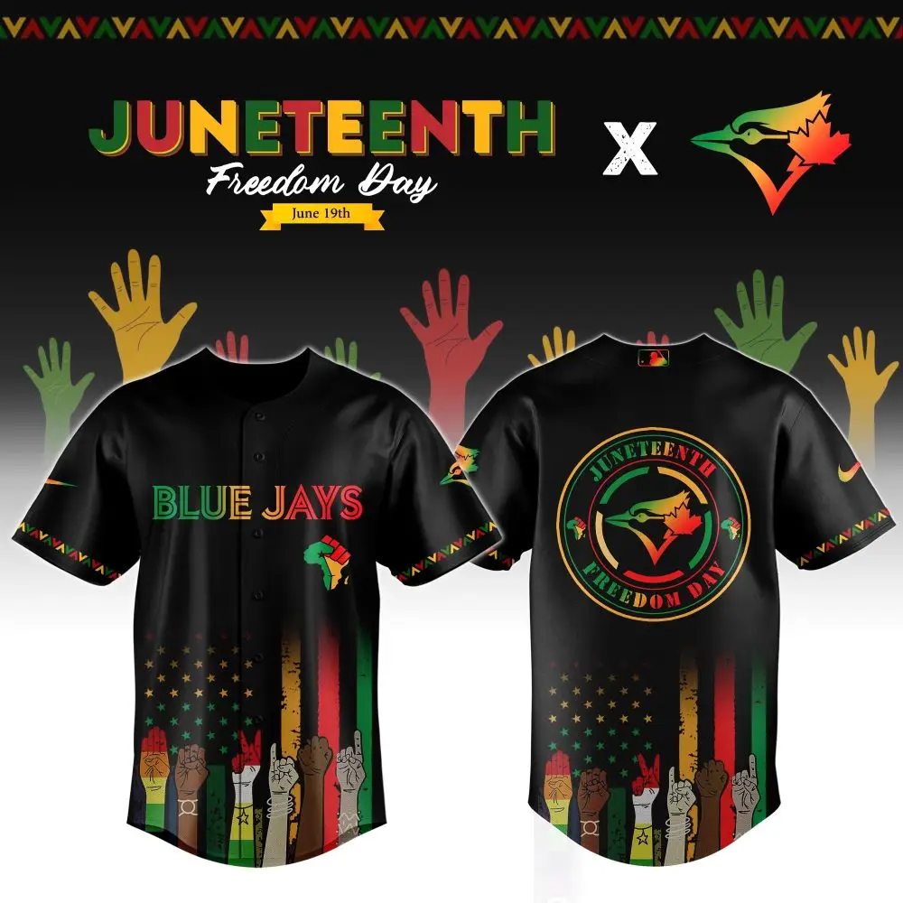 Celebrate Juneteenth In Style – Limited Edition Blue Jays Freedom Day Jersey