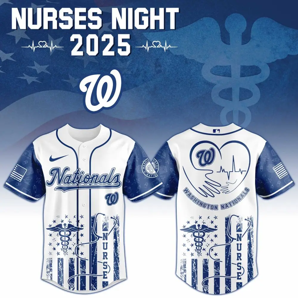 Celebrate Nurses Night 2025 With Nationals Custom Jersey – Limited Edition Tribute!