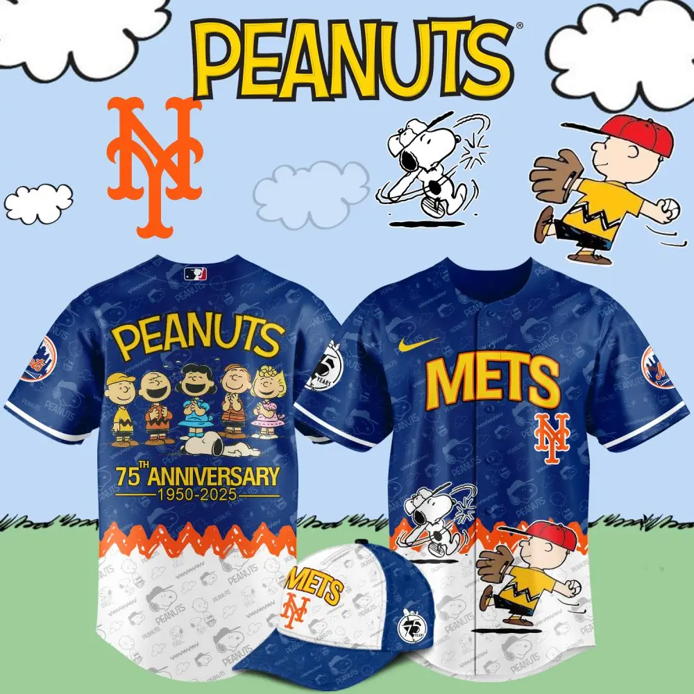 Celebrate Peanuts 75Th With Ny Mets Jersey Limited Edition!