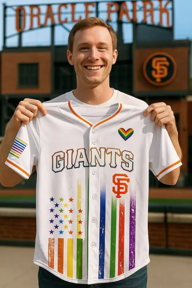 Celebrate Pride: Giants Rainbow Baseball Jersey – Limited Edition, Show Your Team Spirit!