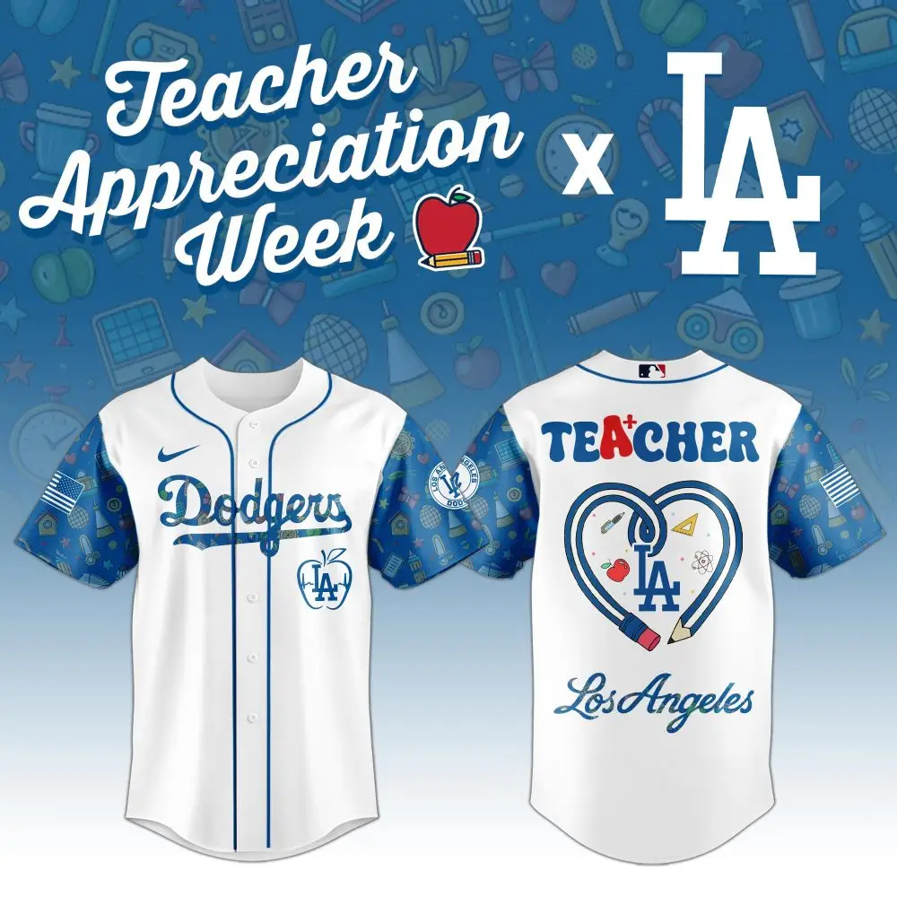 Celebrate Teacher Appreciation Week With Dodgers Custom Jersey - Unique La Design