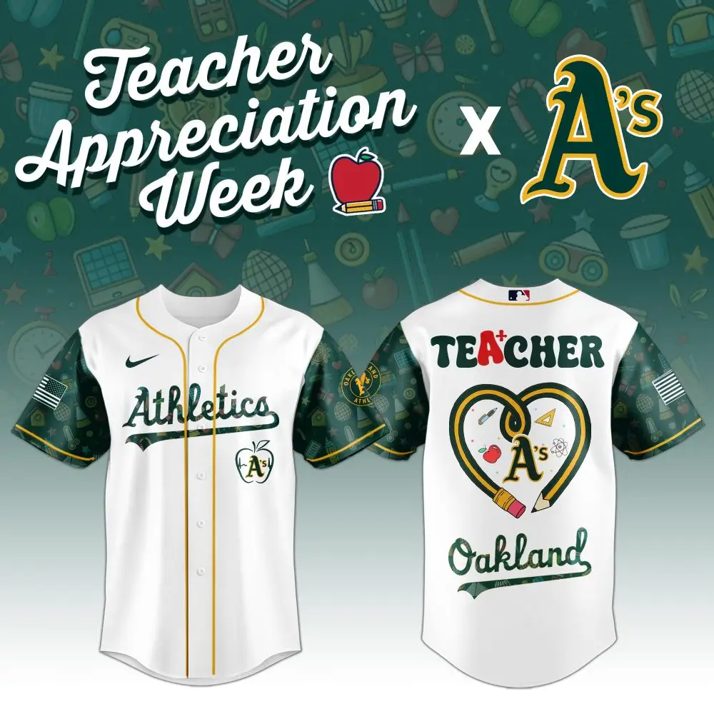 Celebrate Teacher Appreciation With Exclusive Oakland A'S Jersey - Perfect Gift For Educators!