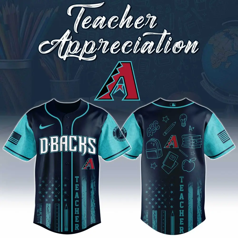 Celebrate Teachers: D-Backs Themed Jersey – Perfect Gift For Teacher Appreciation!