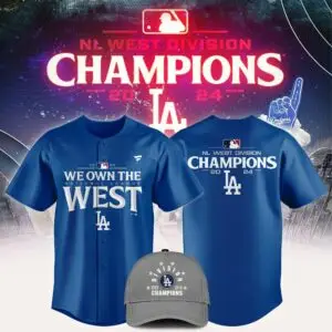 Celebrate Victory: 2024 Nl West Champions Baseball Jersey - Limited Edition