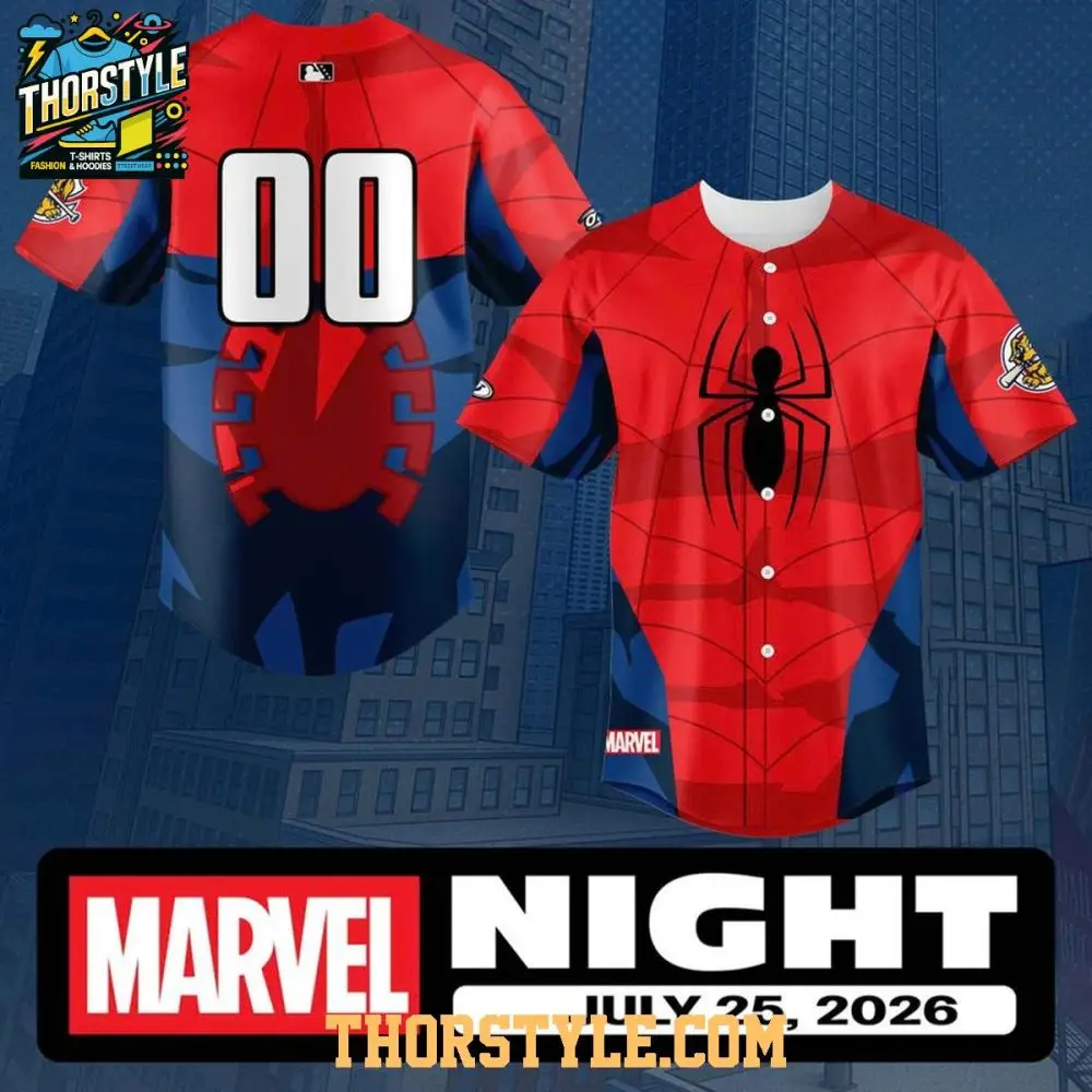 Charleston Riverdogs 2026 Marvel Night Personalized Baseball Jersey