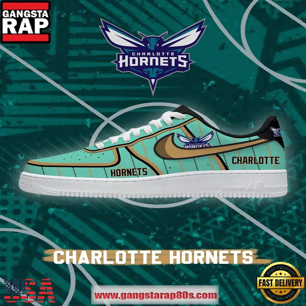 Charlotte Basketball Limited NBA Nike Air Force 1 Shoes Running Sneakers