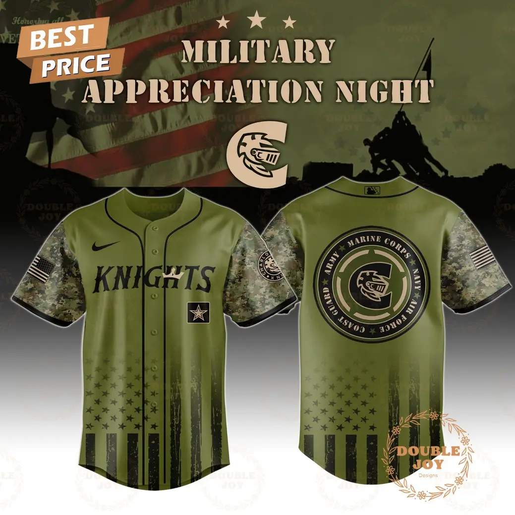 Charlotte Knights Military Appreciation Night 2025 Special Edition Baseball Jersey