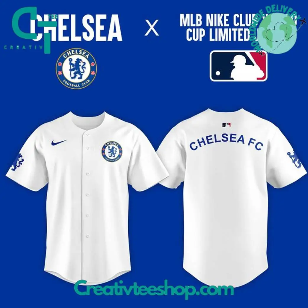 Chelsea Fc X Mlb Club World Cup Special Baseball Jersey