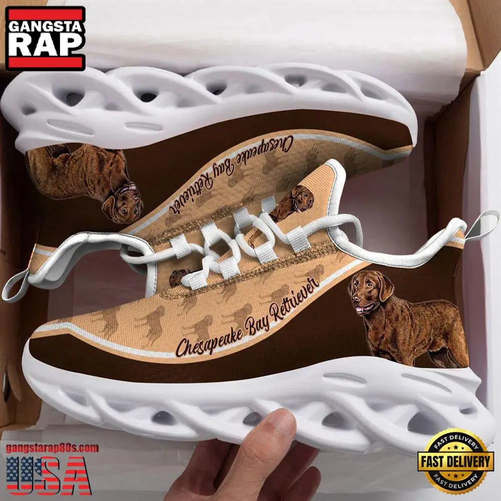 Chesapeake Bay Retriever Dogs Lover Max Soul Shoes, Running Sneakers Chesapeake Bay Retriever Dogs Lover Max Soul Shoes, Running Sneakers - Image 1