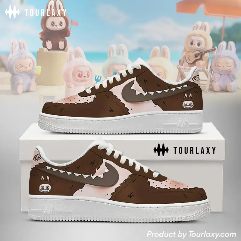 Chestnut Cocoa 2 Labubu Air Force 1 Shoes  