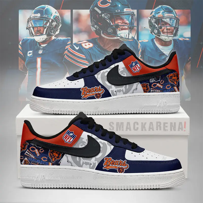 Chicago Bears Air Force 1 Shoes - NFL Fan Edition | IH69