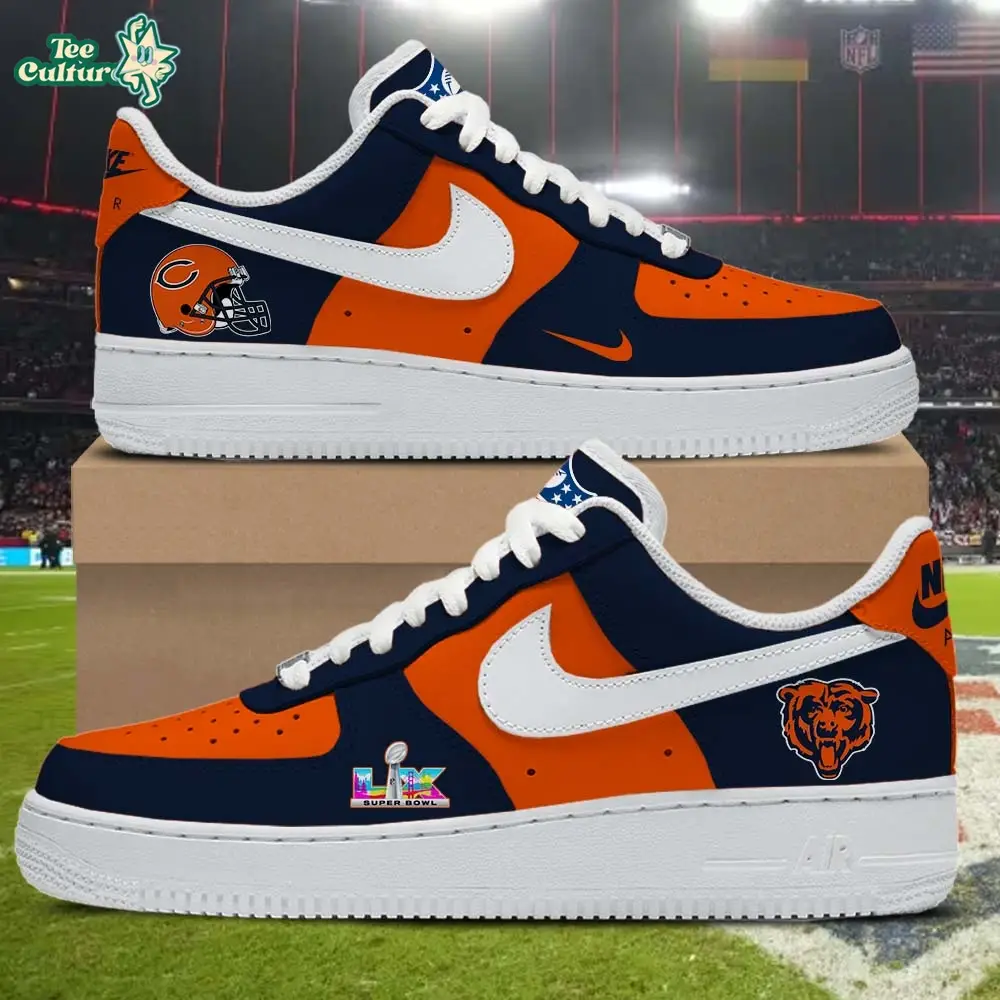 Chicago Bears and Super Bowl LIX Custom Sneakers