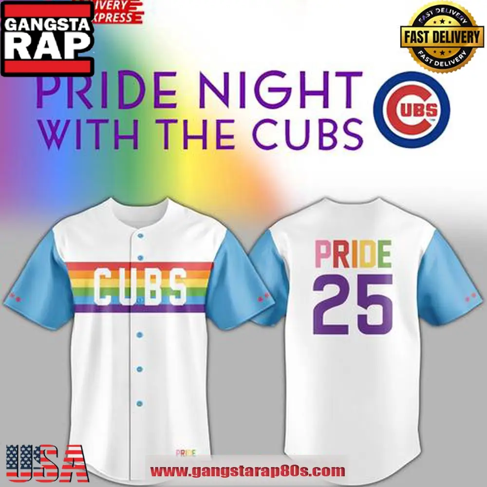 Chicago Cubs 2025 Pride Night Baseball Jersey Shirt Chicago Cubs 2025 Pride Night Baseball Jersey Shirt - Image 1