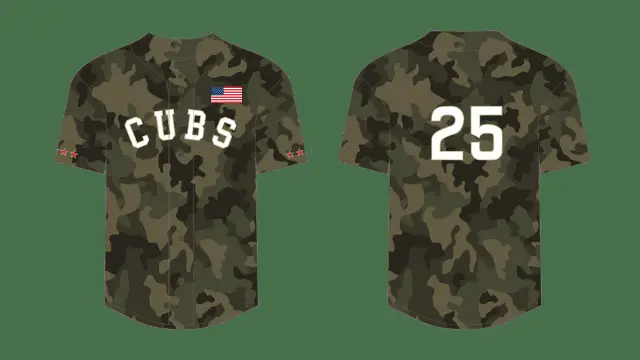 Chicago Cubs Armed Forces Jersey 2025 Baseball Jersey - Tazila