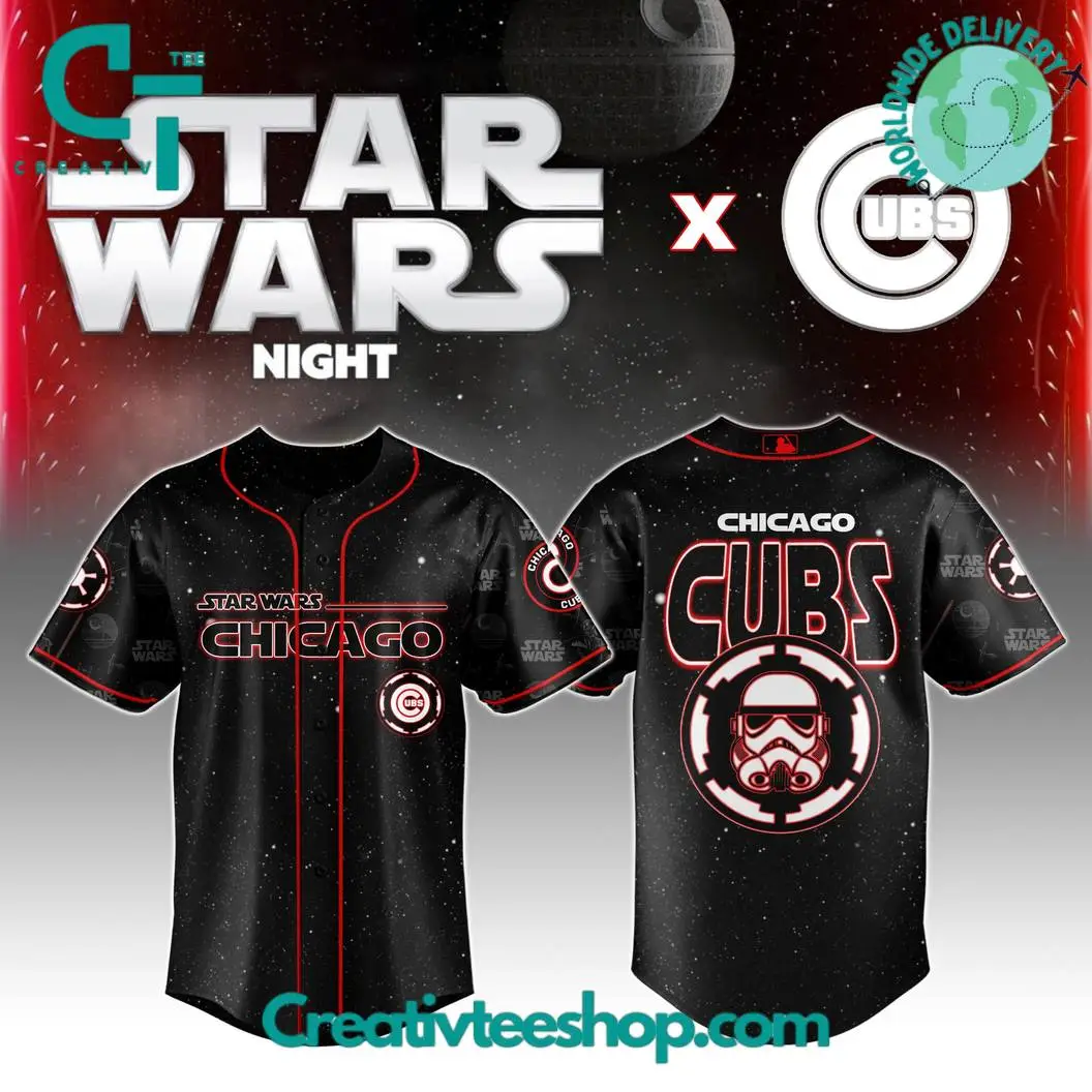 Chicago Cubs Mlb X Star Wars Night 2025 Special Edition Baseball Jersey