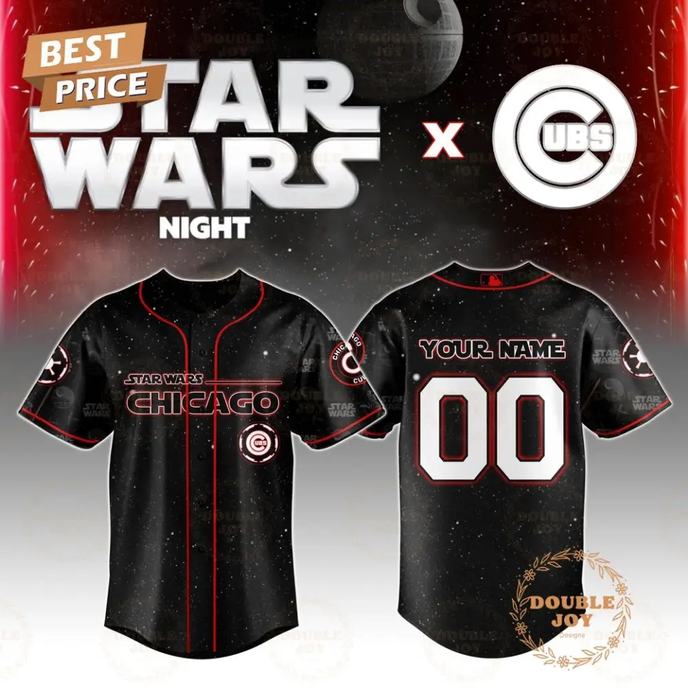 Chicago Cubs Star Wars 2025 Custom Name Limited Edition Baseball Jersey