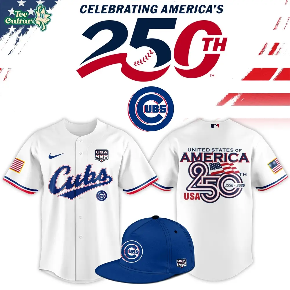 Chicago Cubs USA 250th Anniversary Stars & Stripes Baseball Jersey 2026