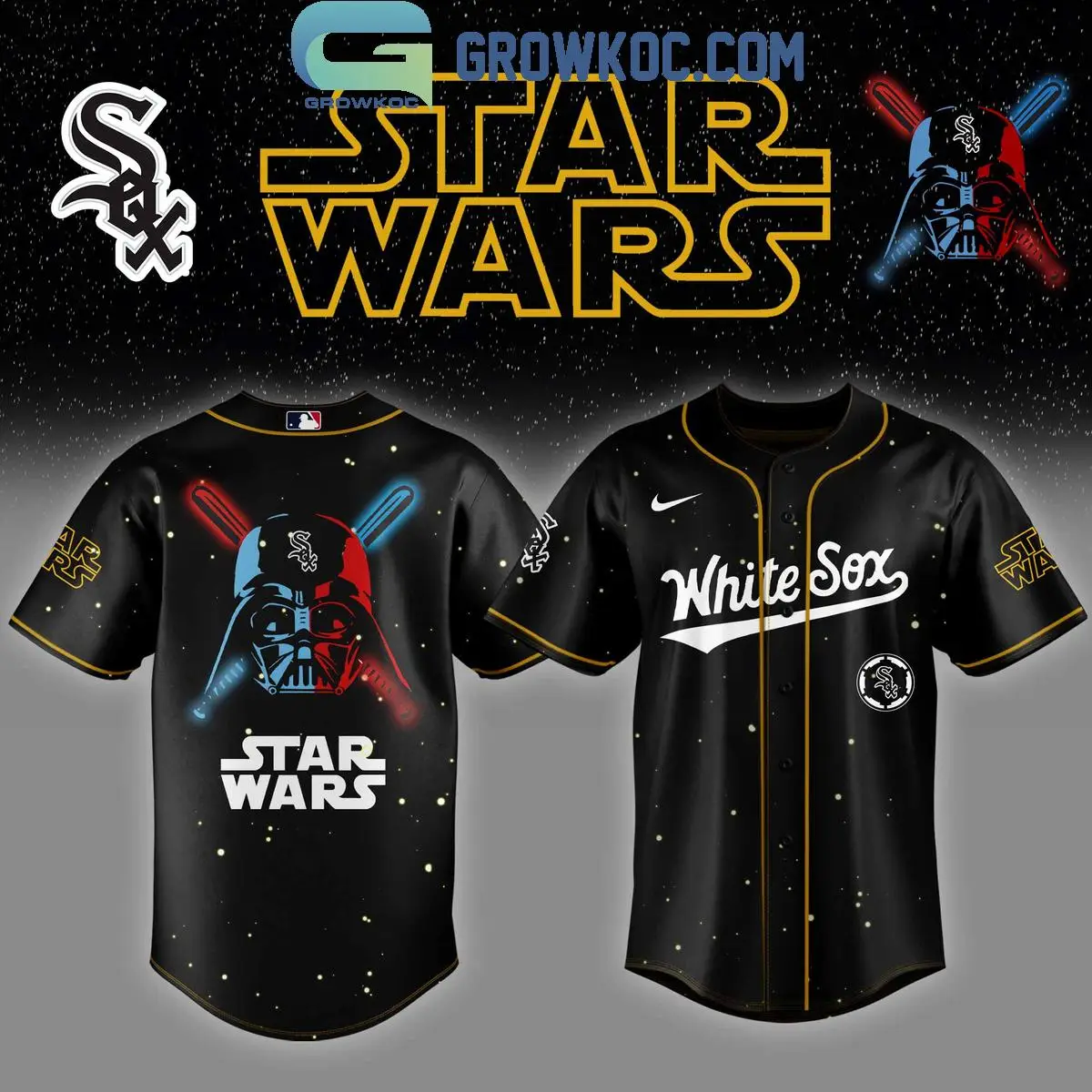 Chicago White Sox MLB x Star Wars 2025 Baseball Jersey