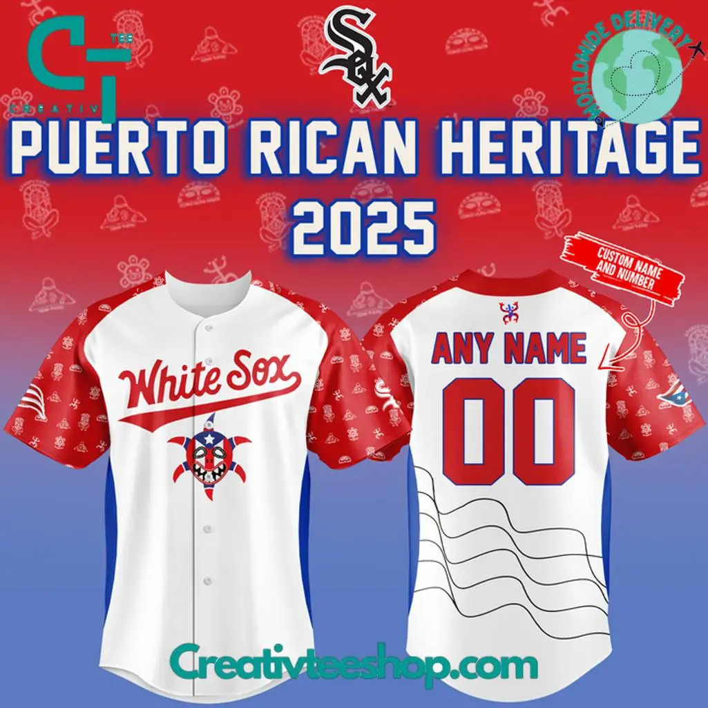 Chicago White Sox X Puerto Rican Heritage 2025 Special Baseball Jersey