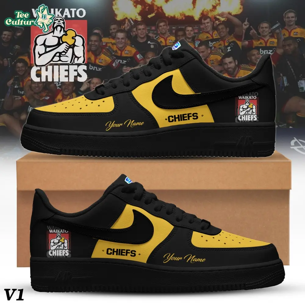 Chiefs Custom Low Top Sneakers Rugby Team Fan Edition
